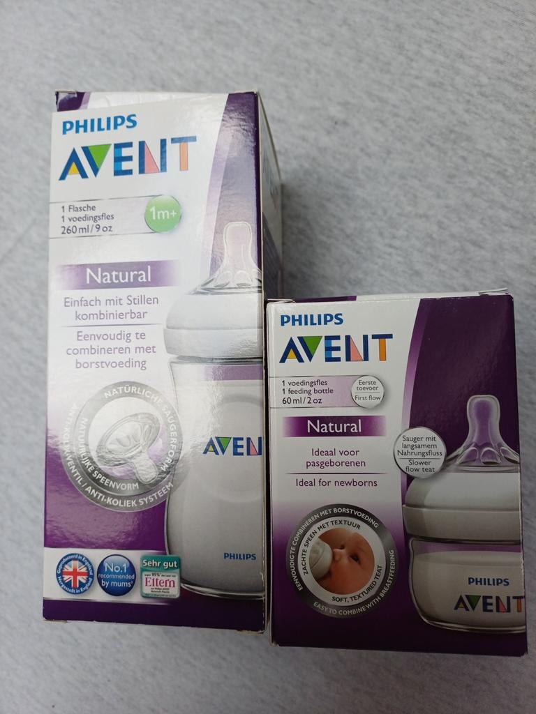 NIEUW: Avent babyflessen 60ml en 260 ml, Ophalen, Nieuw, Overige typen