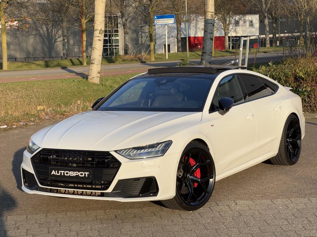 Audi A7 50 Sportback 2.0 TFSI e Quattro Uniek Alle Opties!, Auto's, Audi, 14 kWh, Gebruikt, 4 cilinders, 4 stoelen