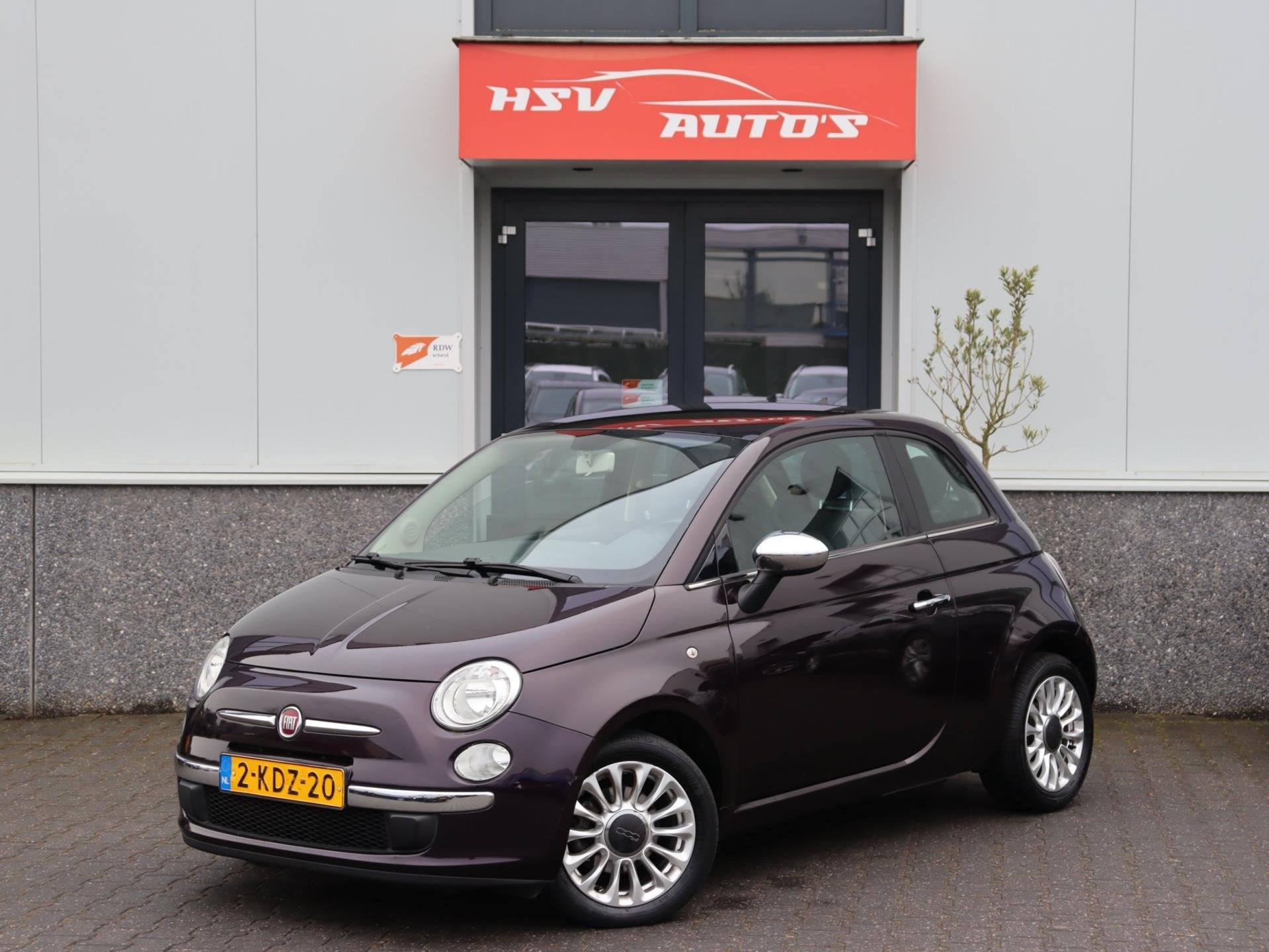 Fiat 500 0.9 TwinAir Lounge airco LM org NL, Auto's, Voorwielaandrijving, Euro 5, 86 pk, Gebruikt