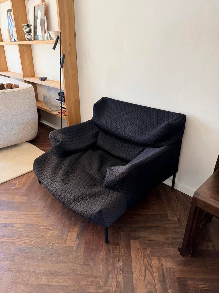 Montis Lazy Bastard stoel - Opknapper, Huis en Inrichting, Fauteuils, Gebruikt, Stof, 100 tot 125 cm, 100 tot 125 cm, Ophalen