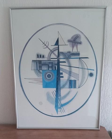 Schilderij, Ophalen, Zo goed als nieuw, Schilderij, 75 cm of meer