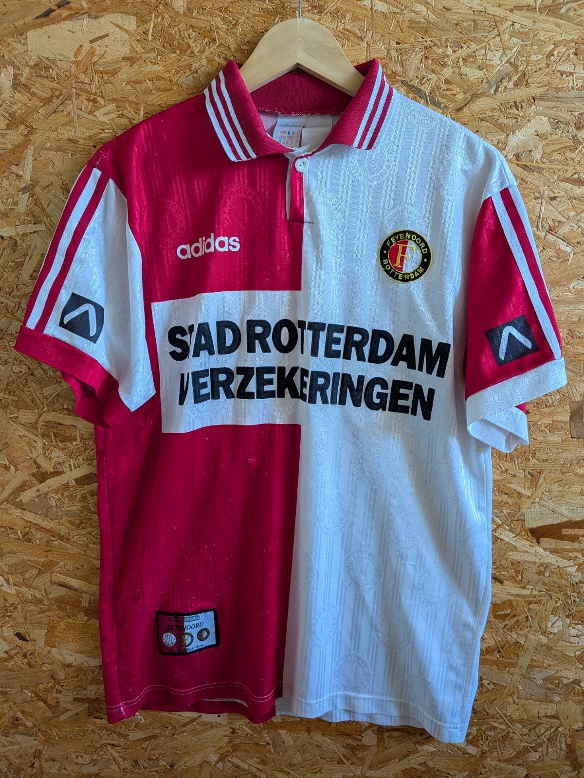 Feyenoord Rotterdam 1996/1997 vintage maat M, Maat M, Ophalen of Verzenden, Gebruikt, Shirt