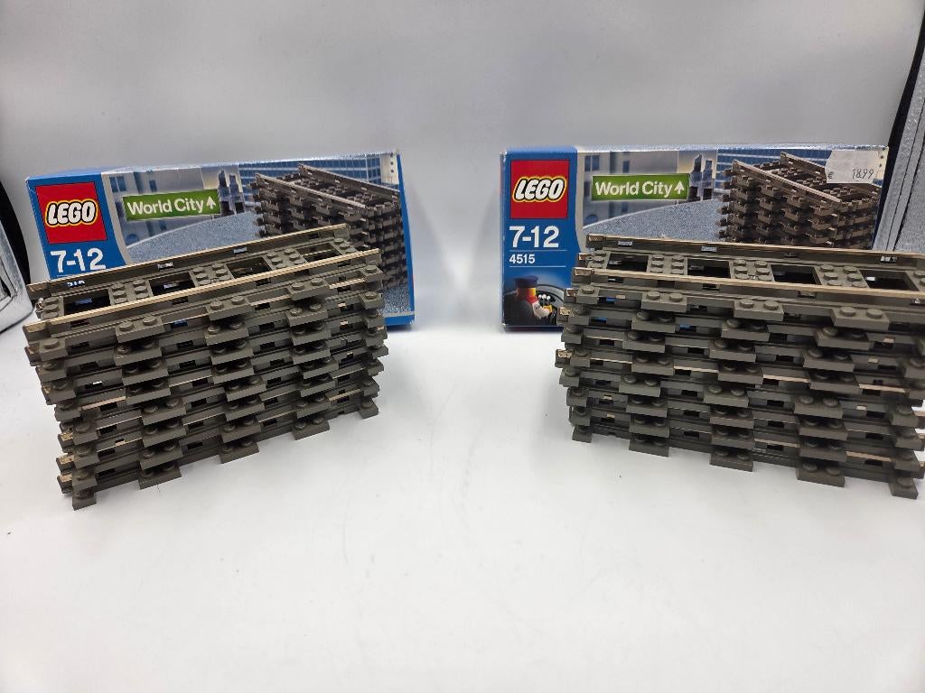 Lego World city 4515 Straight Rails, Kinderen en Baby's, Speelgoed | Duplo en Lego, Ophalen, City, Lego, Zo goed als nieuw