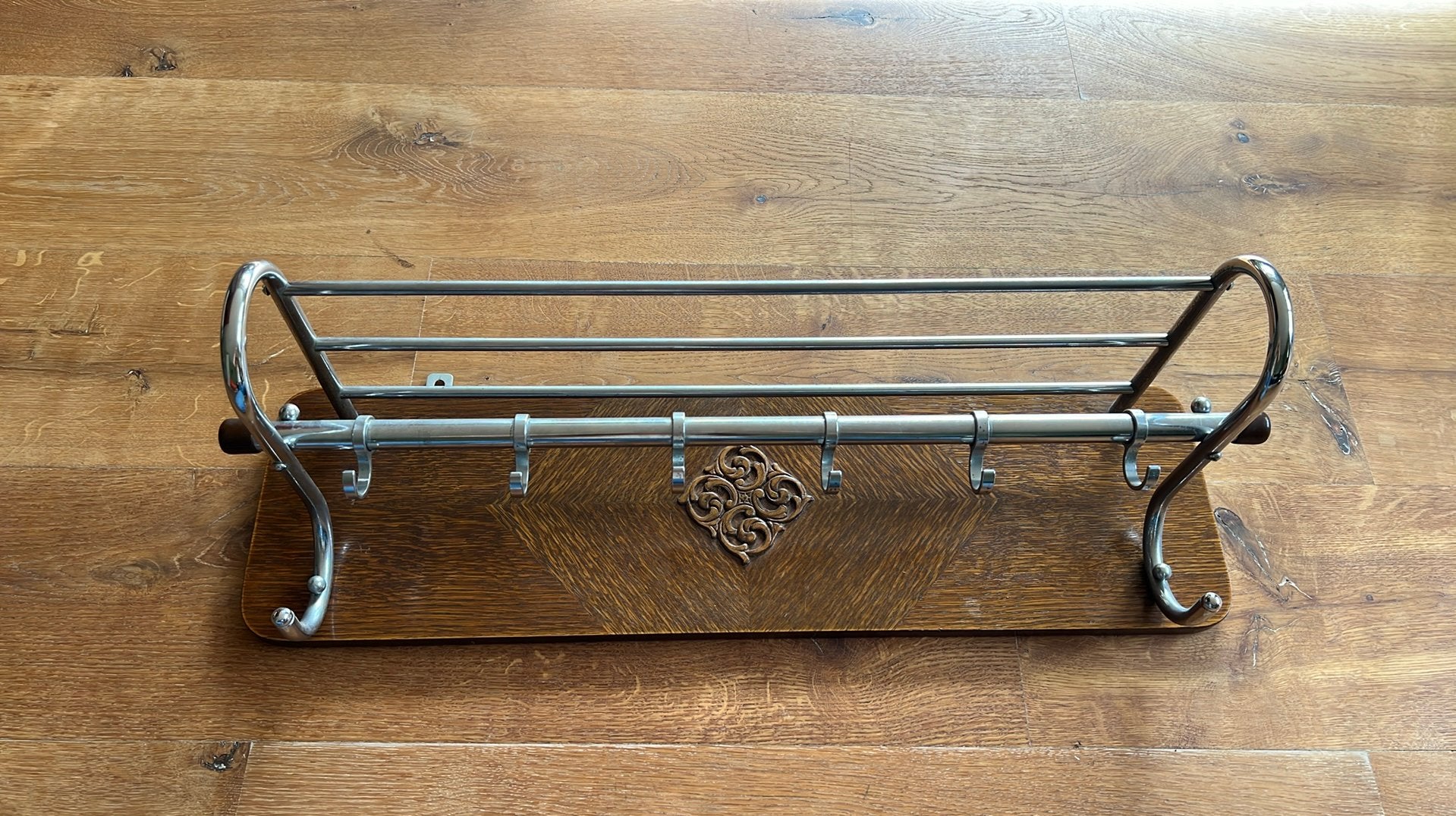 Vintage kapstok, Wandkapstok, Gebruikt, Ophalen of Verzenden, Minder dan 100 cm