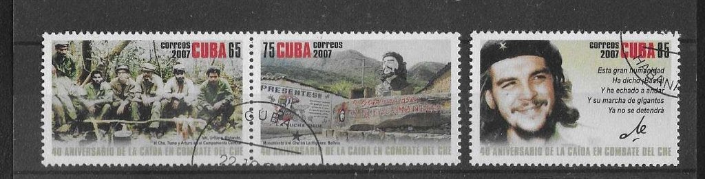 Cuba Michel 4986-4988 gestempeld, Postzegels en Munten, Ophalen of Verzenden, Gestempeld, Midden-Amerika