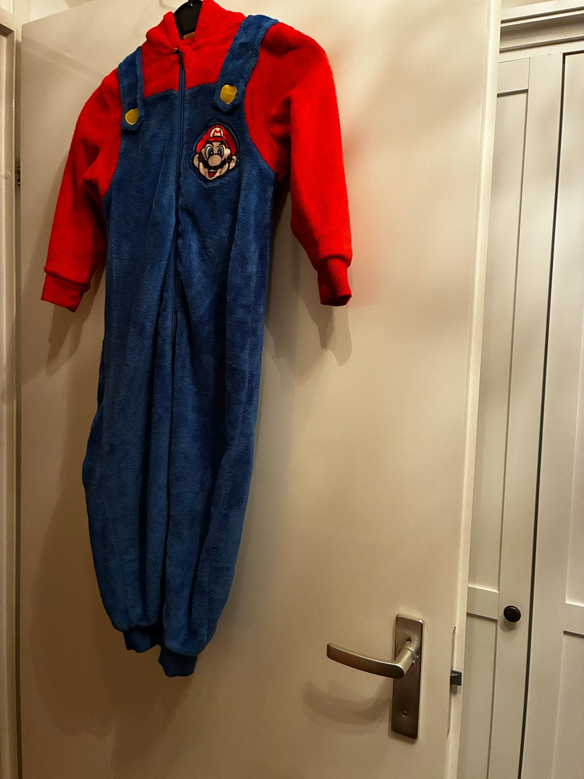 Super Mario Onesie - Comfortabele Pyjama/Verkleedpak, Ophalen, Gebruikt, Jongen of Meisje