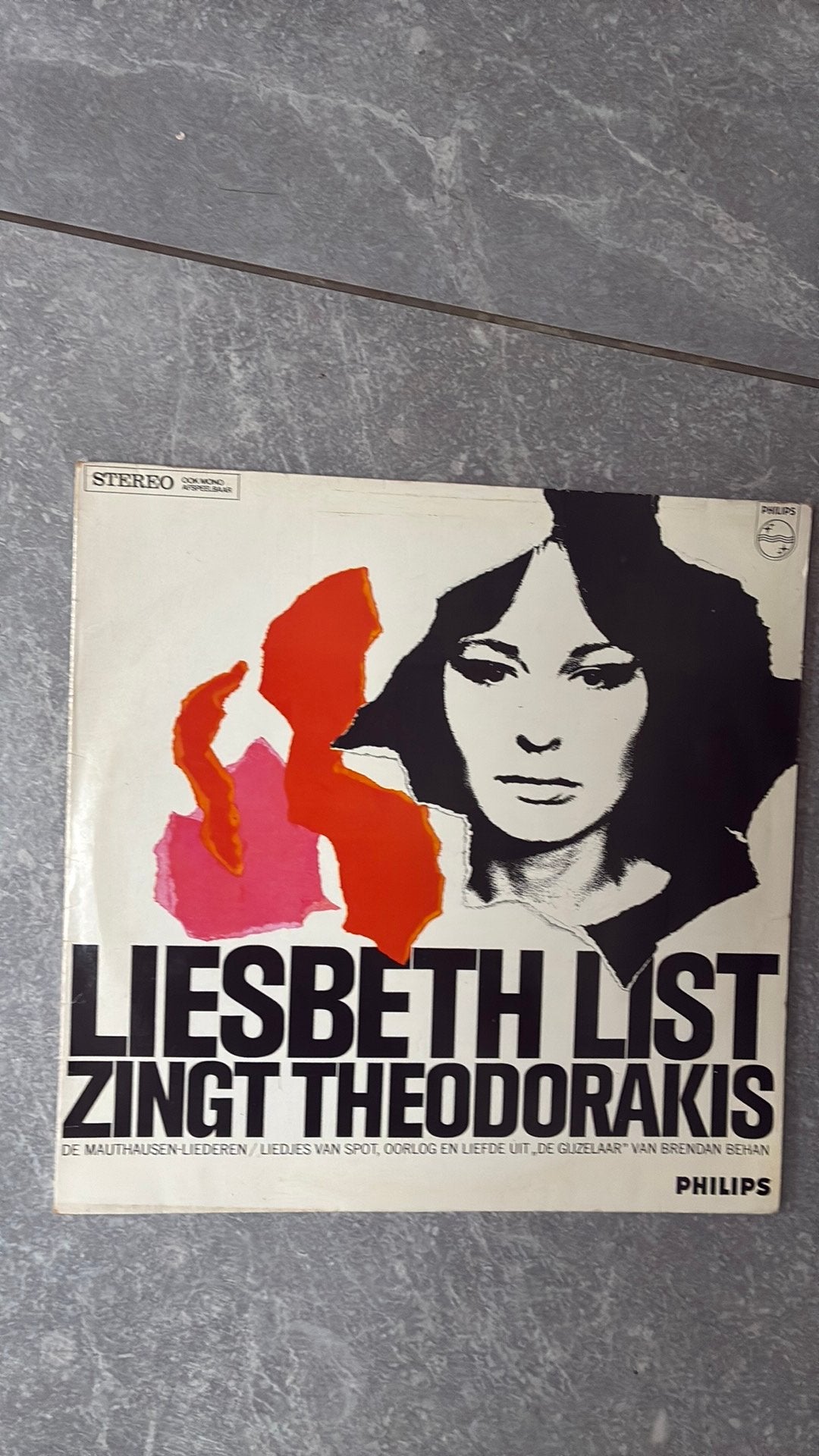Theodorakis liesbeth List, Cd's en Dvd's, Ophalen of Verzenden, Zo goed als nieuw, Overige formaten, Levenslied of Smartlap