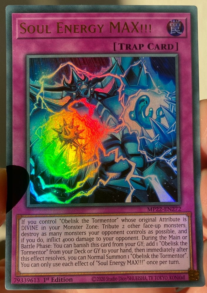 Yu-Gi-Oh! Soul Energy MAX!!!! MP22 1st Edition !, Hobby en Vrije tijd, Verzamelkaartspellen | Yu-gi-Oh!, Ophalen of Verzenden