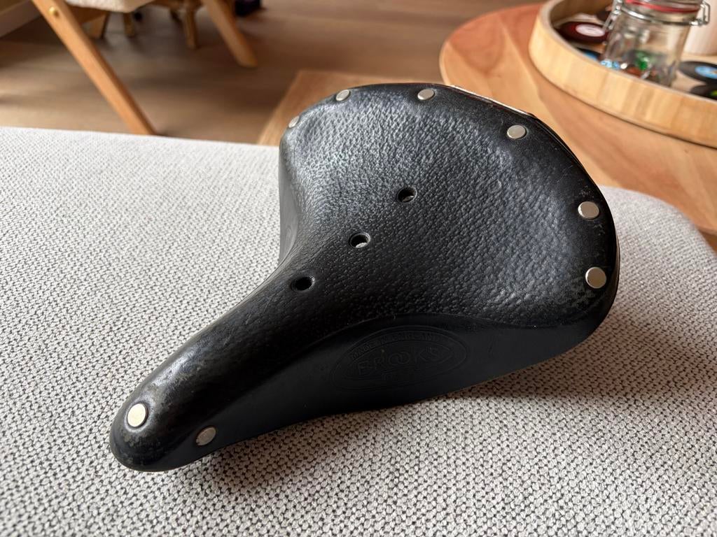 Authentiek Brooks B67s dames fietszadel - Zwart leer, Fietsen en Brommers, Ophalen of Verzenden, Gebruikt, Zadel