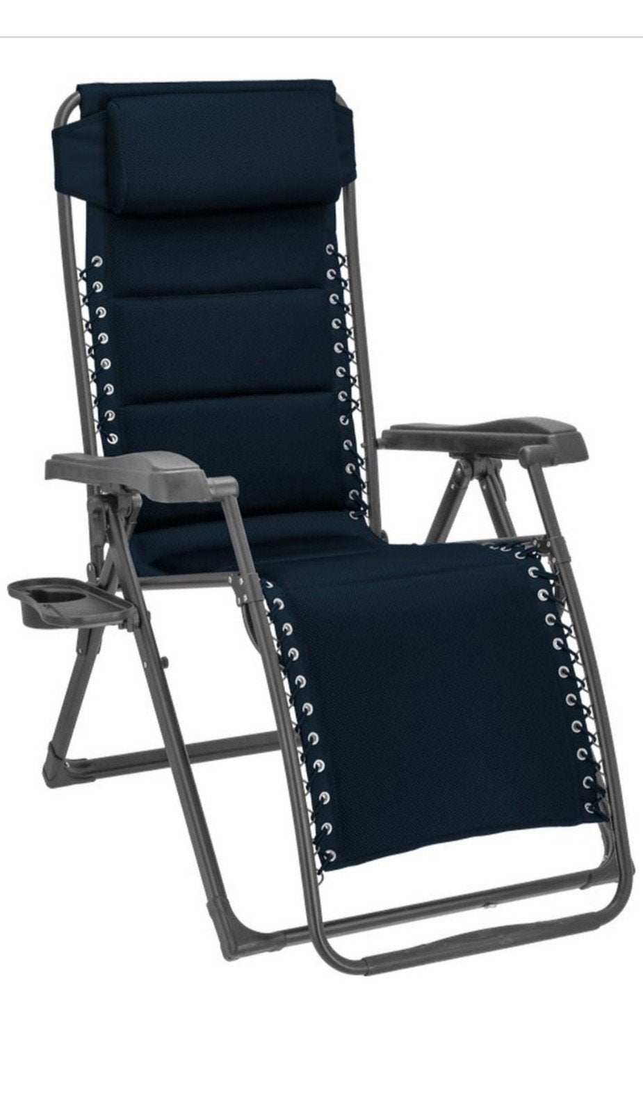 2x tuinstoel travellife barletta donkergrijs, Ophalen, Nieuw, Campingstoel