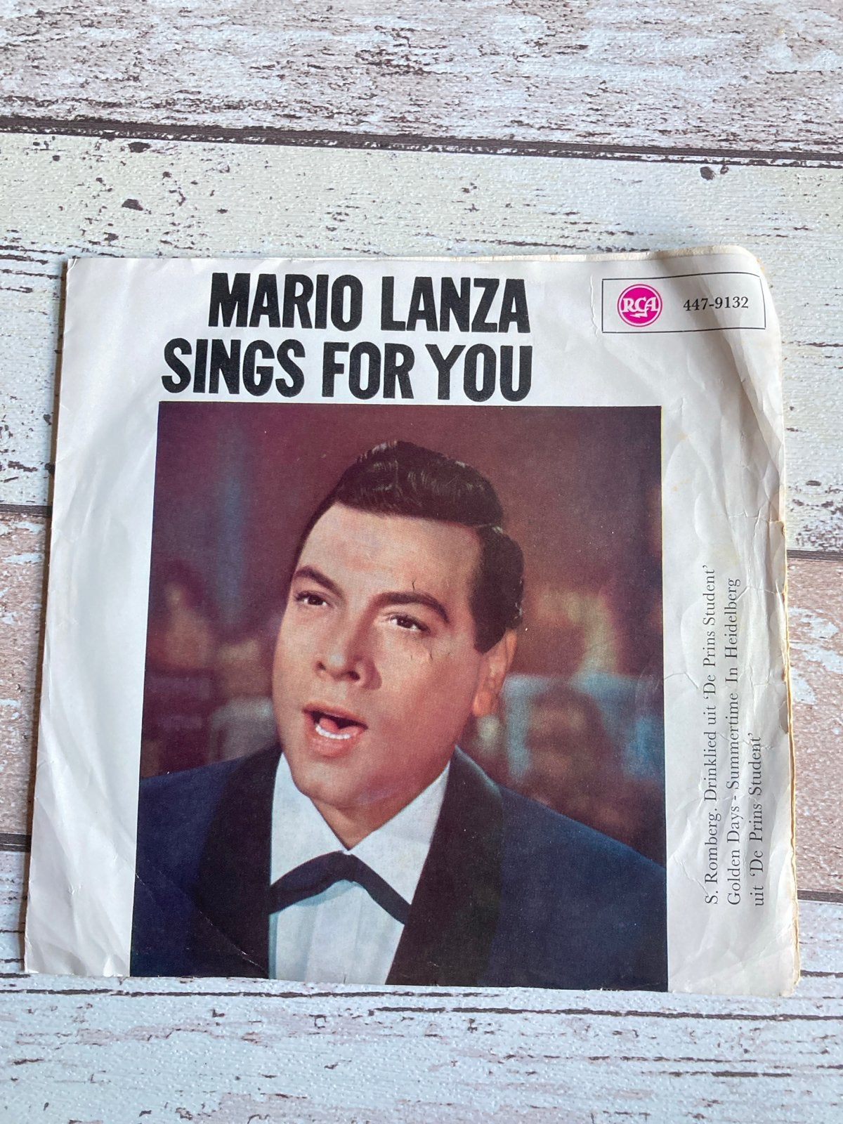 Mario Lanza Sings For You - Vintage Vinyl Single, Cd's en Dvd's, Vinyl Singles, Ophalen of Verzenden, Gebruikt, Klassiek