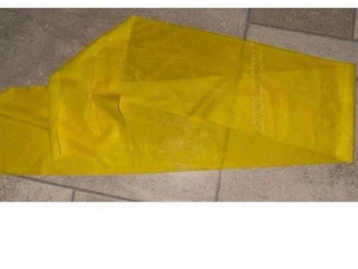 MSD Latex Oefenband Geel - Lichte Weerstand, Sport en Fitness, Fitnessmaterialen, Ophalen of Verzenden, Nieuw, Armen, Weerstandband