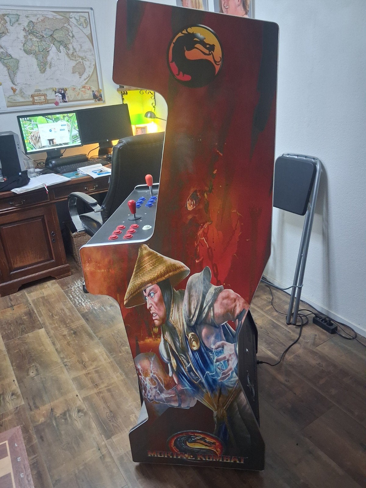 Arcadekast Mortal Kombat met Pandora Box DX, Ophalen, Refurbished
