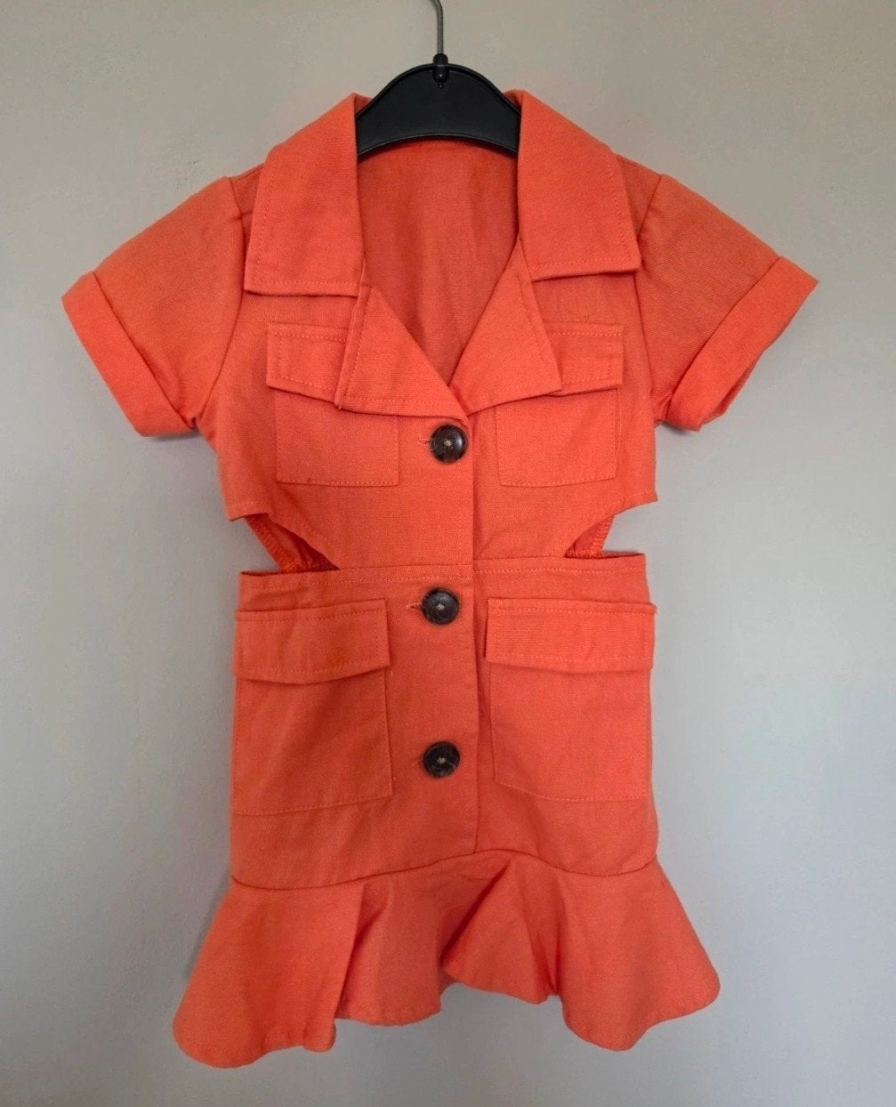 Zomerjurkje met cut-outs maat 98, Meisje, Nieuw, Ophalen of Verzenden, Jurk of Rok