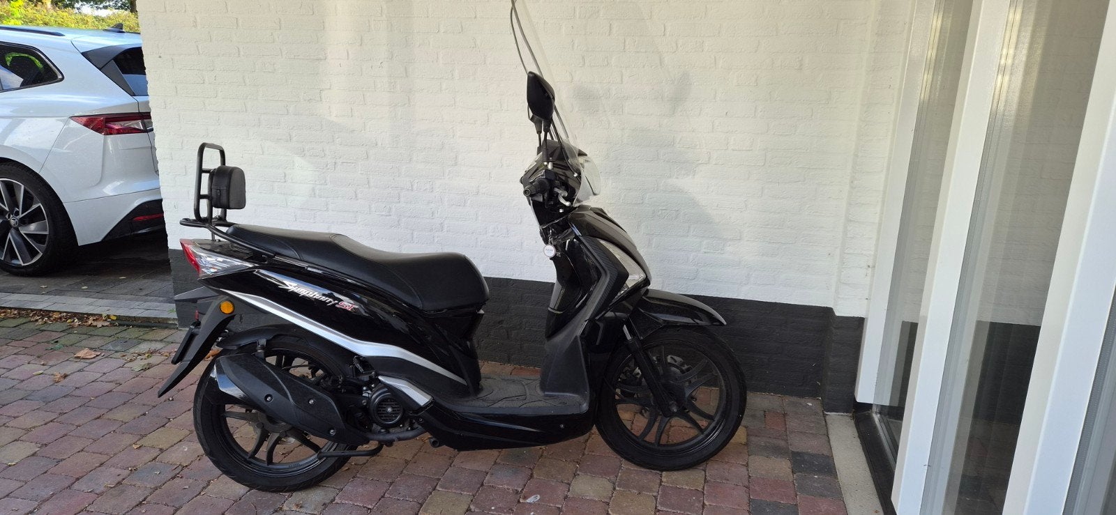 Sym Symphony ST 50cc scooter - Zwart, 2017, 4974 km, Ophalen, Maximaal 45 km/u, Zo goed als nieuw, Benzine