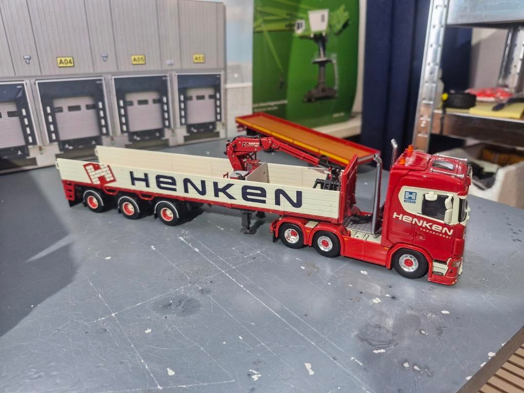 Scania met stenentrailer wsi  HENKEN, Ophalen of Verzenden, Zo goed als nieuw, Bus of Vrachtwagen, Wsi