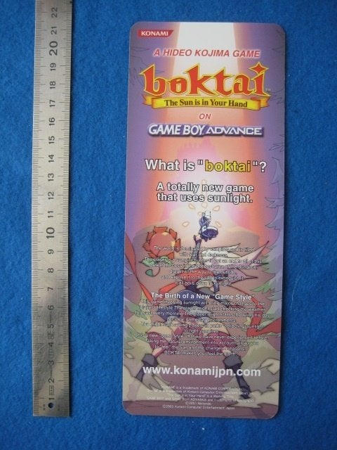 Game goodies art cards Boktai, Megaman, Sonic, Tobal no 1, Overige genres, 1 speler, Nieuw, Ophalen of Verzenden