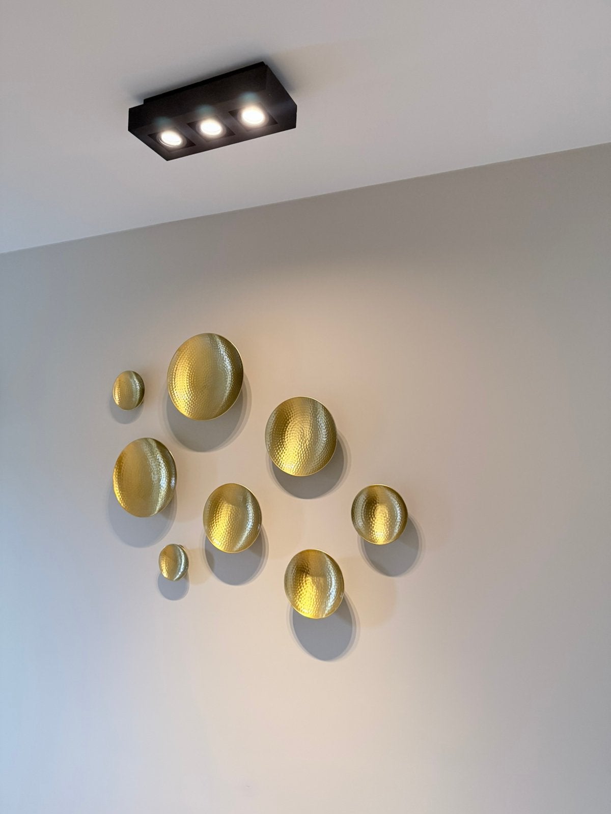 Wanddecoratie wandbordjes Vidi home Valerius, Metaal, Ophalen of Verzenden, Handgemaakt, Modern