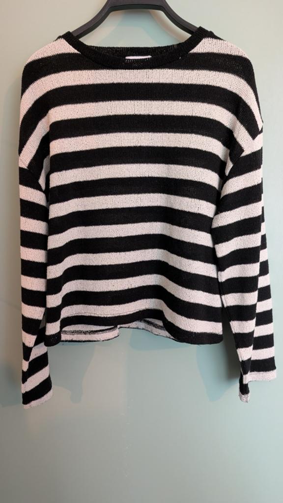Wijde korte trui Amisu XL, Zwart, Maat 46/48 (XL) of groter, Ophalen of Verzenden, Zo goed als nieuw