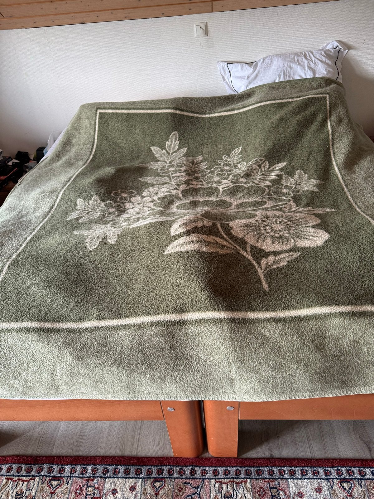 Bayer Germany Dralon deken 220x220cm Didas, 220 cm, Beige, Acryl, Ophalen of Verzenden