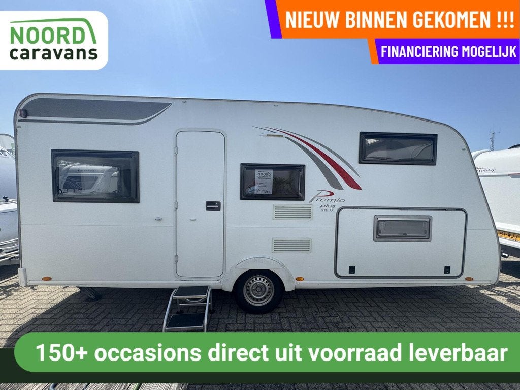 Buerstner PREMIO PLUS 510 TK, HEFBED, RONDZIT, STAPELBED, Caravans en Kamperen, Caravans, Bedrijf, tot en met 5, 1000 - 1250 kg