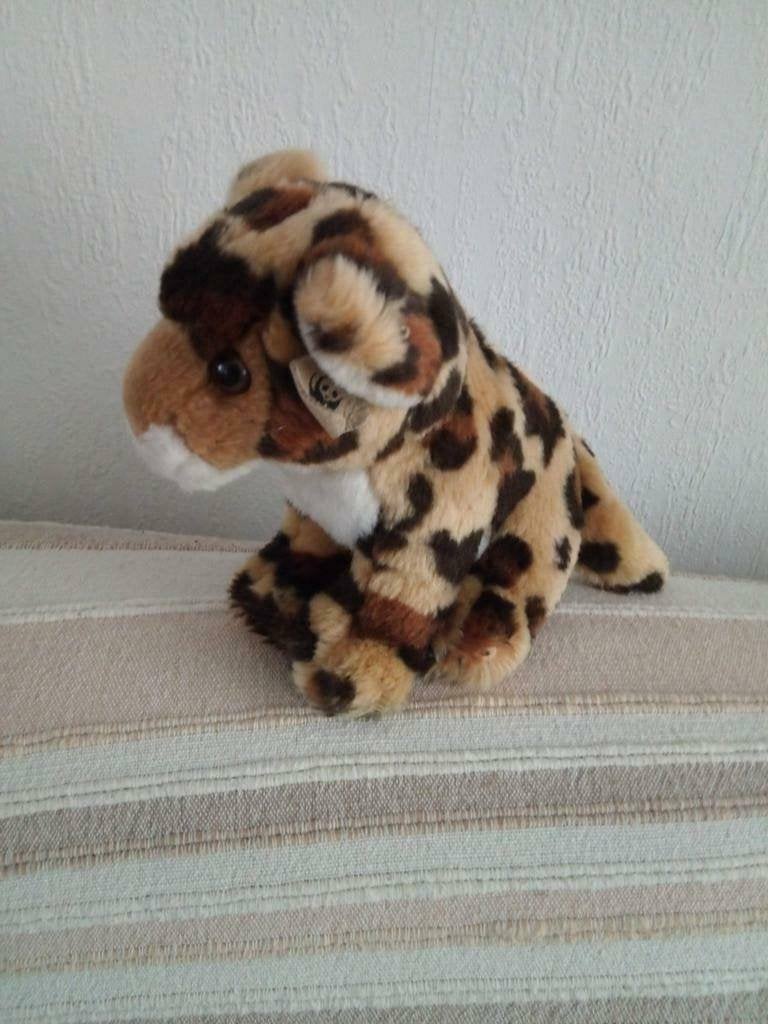 Panter knuffels, Ophalen of Verzenden, Zo goed als nieuw, Tijger, Klein (minder dan 20 cm)