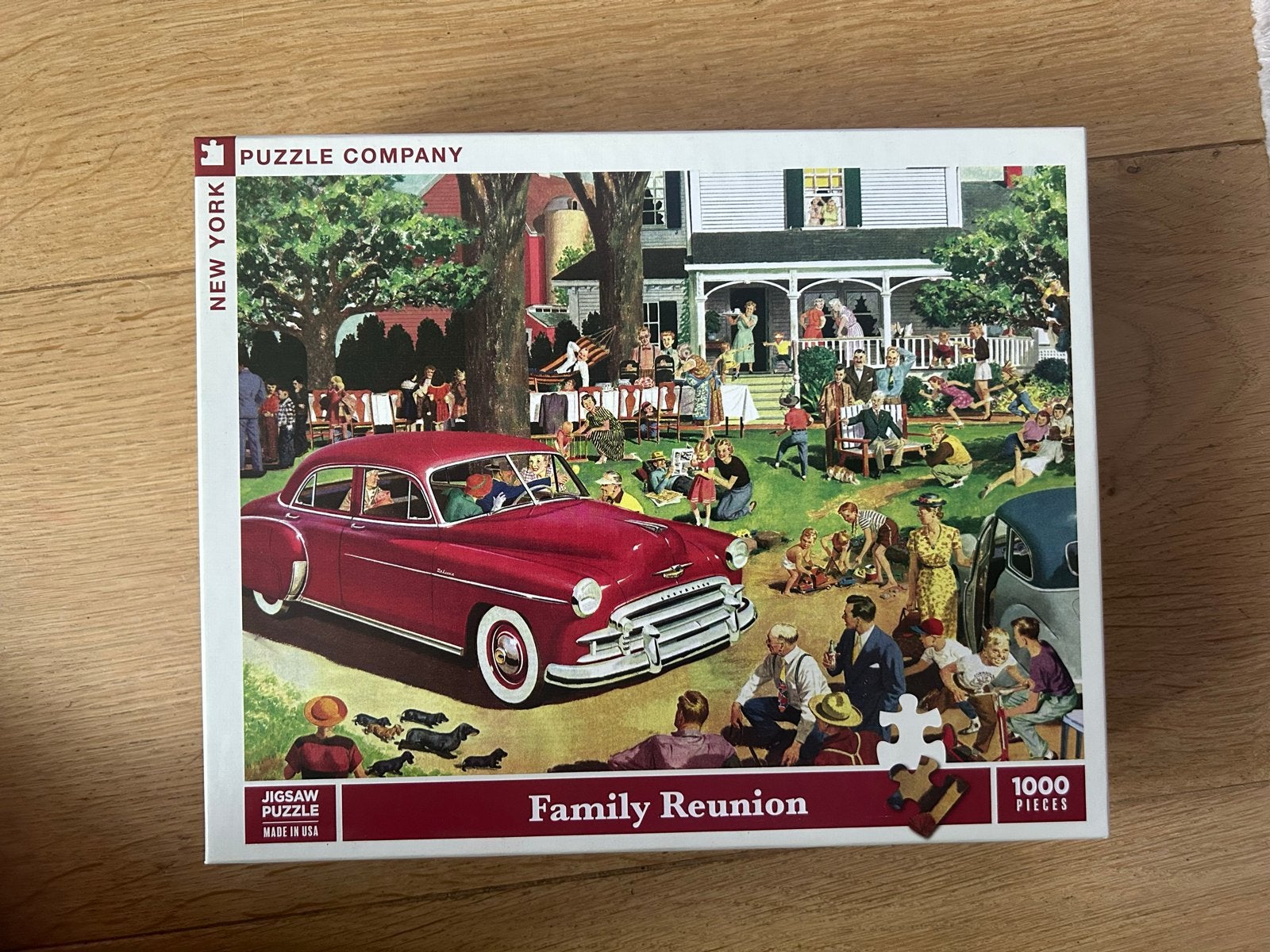 Chevrolet Family Reunion Jigsaw Puzzel 1000 stukjes, Ophalen, Meer dan 50 stukjes, Nieuw, 6 jaar of ouder