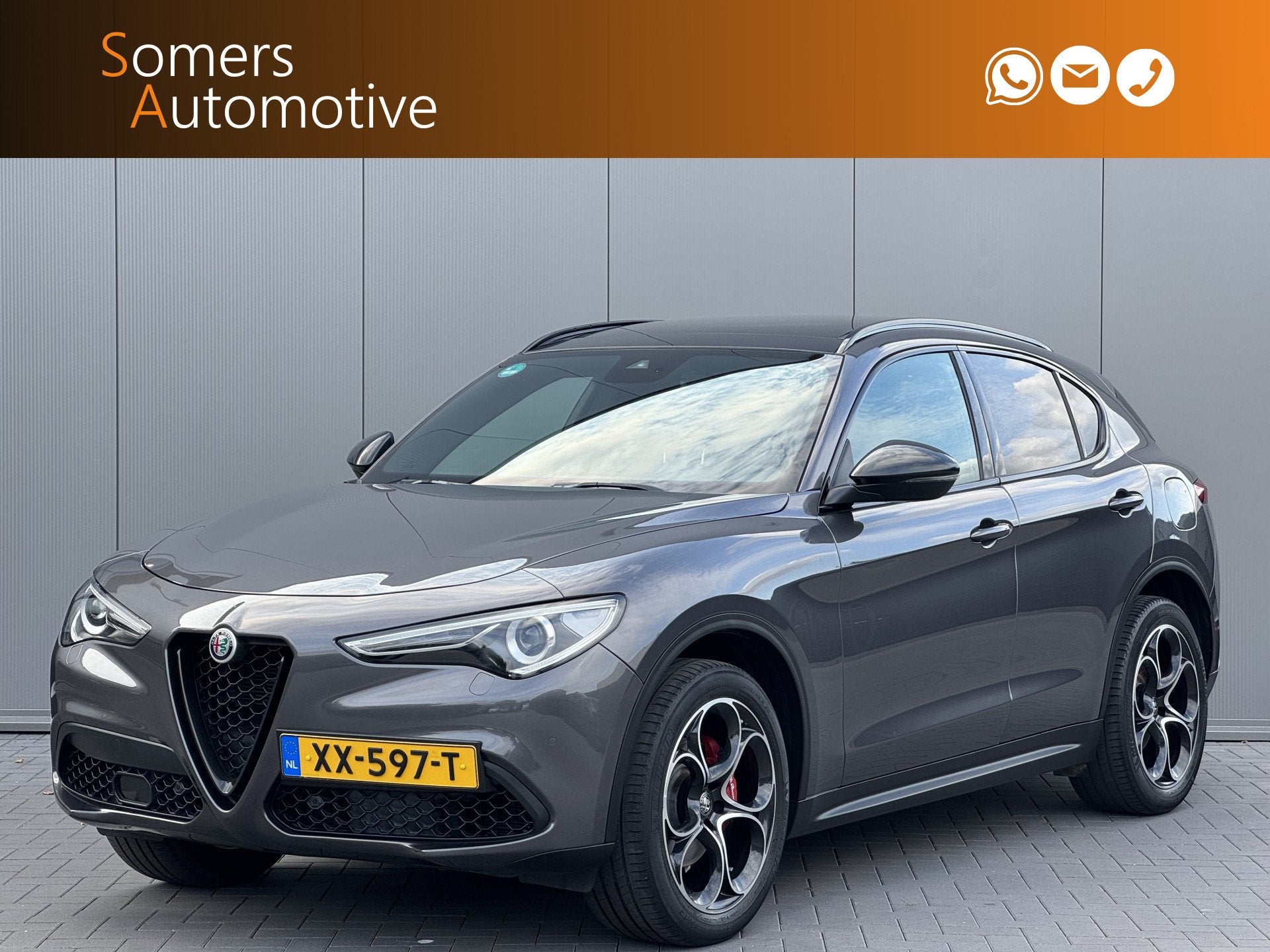 Alfa Romeo Stelvio 2.0 T AWD B-Tech | Panorama | Veloce Seat, Auto's, Alfa Romeo, Dealer onderhouden, Euro 6, 4 cilinders, Automatische klimaatregeling