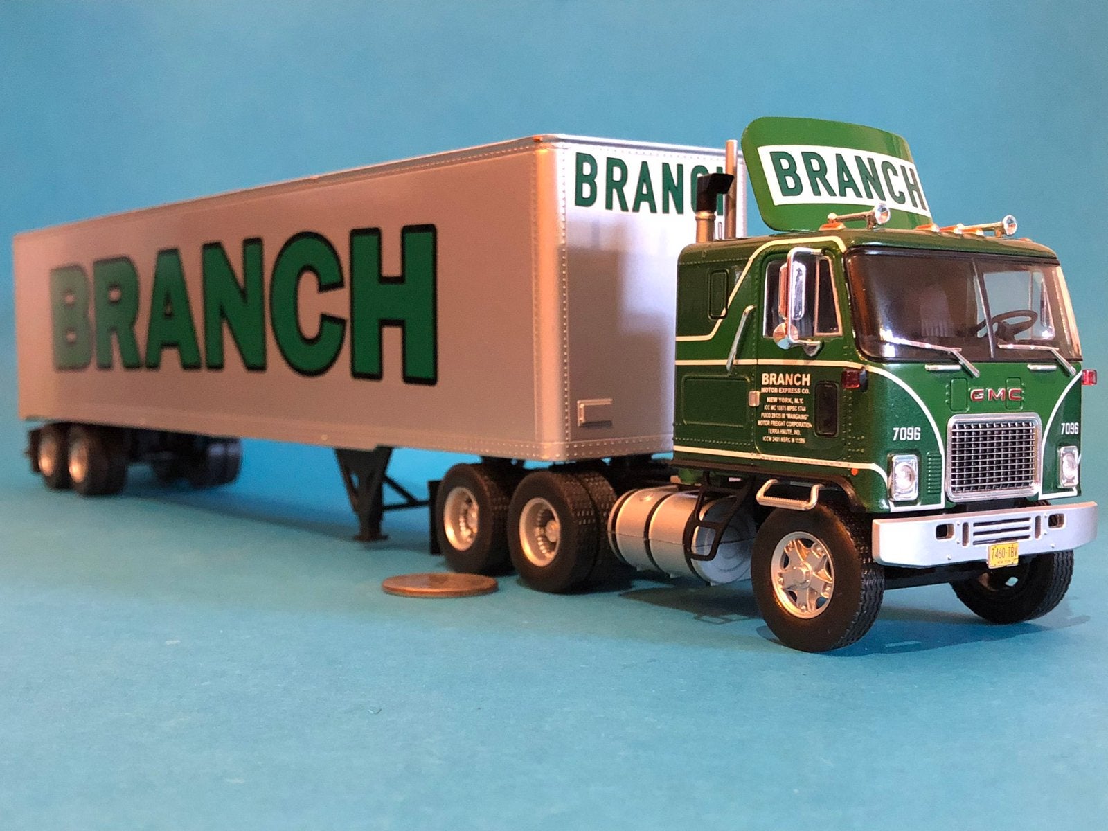 GMC Astro & lange trailer Branch! Nieuw & doos! KIJK!, Ophalen of Verzenden, Nieuw, Bus of Vrachtwagen