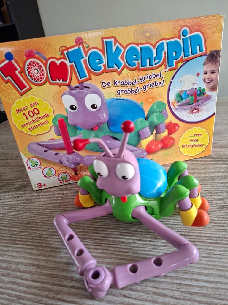 Tom tekenspin, Ophalen of Verzenden, Zo goed als nieuw