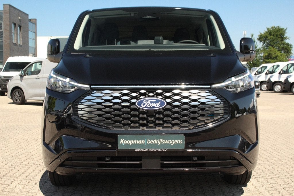 Ford E-Transit Custom 320 L1H1 Kombi | 9 persoons | Limited, Auto's, Ford, Automaat, Zwart, Origineel Nederlands, 2200 kg