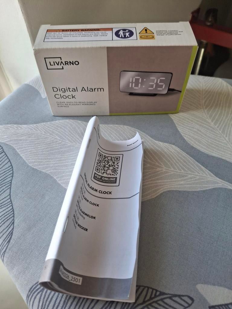2x Livarno Digitale  wekkers en temperatuur, Ophalen of Verzenden, Nieuw