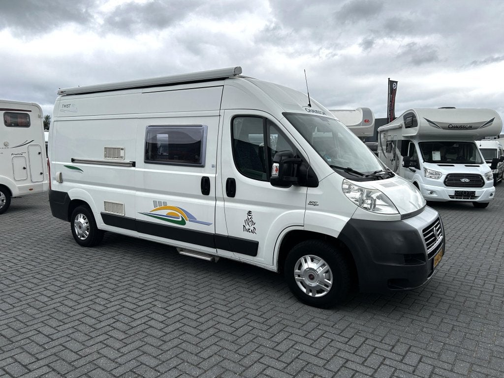 Fiat Chausson Twist 2 Dwarsbed/2008/Euro-4/Airco/6.00M/120PK, Caravans en Kamperen, Buscamper of Camperbus, Fiat, Tot en met 2