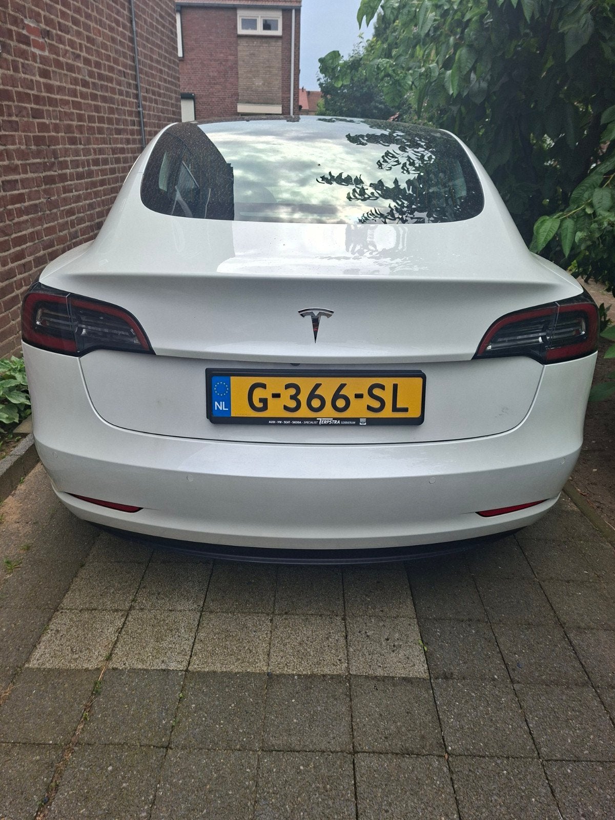 Tesla Model 3 2019 Wit, Auto's, Tesla, Particulier, Model 3, 360° camera, ABS, Achteruitrijcamera, Airbags, Airconditioning, Alarm