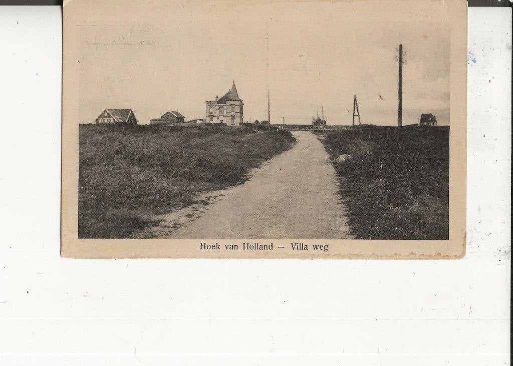 Hoek van Holland Villaweg 2-9-1923, Ophalen of Verzenden, 1920 tot 1940, Gelopen, Zuid-Holland