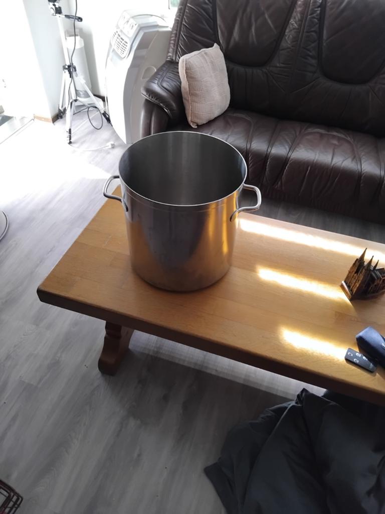 Grote horecapannen 15L, 25L, 30L, 40L - Geschikt voor gas, Ophalen, Gebruikt, Rvs, Kookpan of Snelkookpan