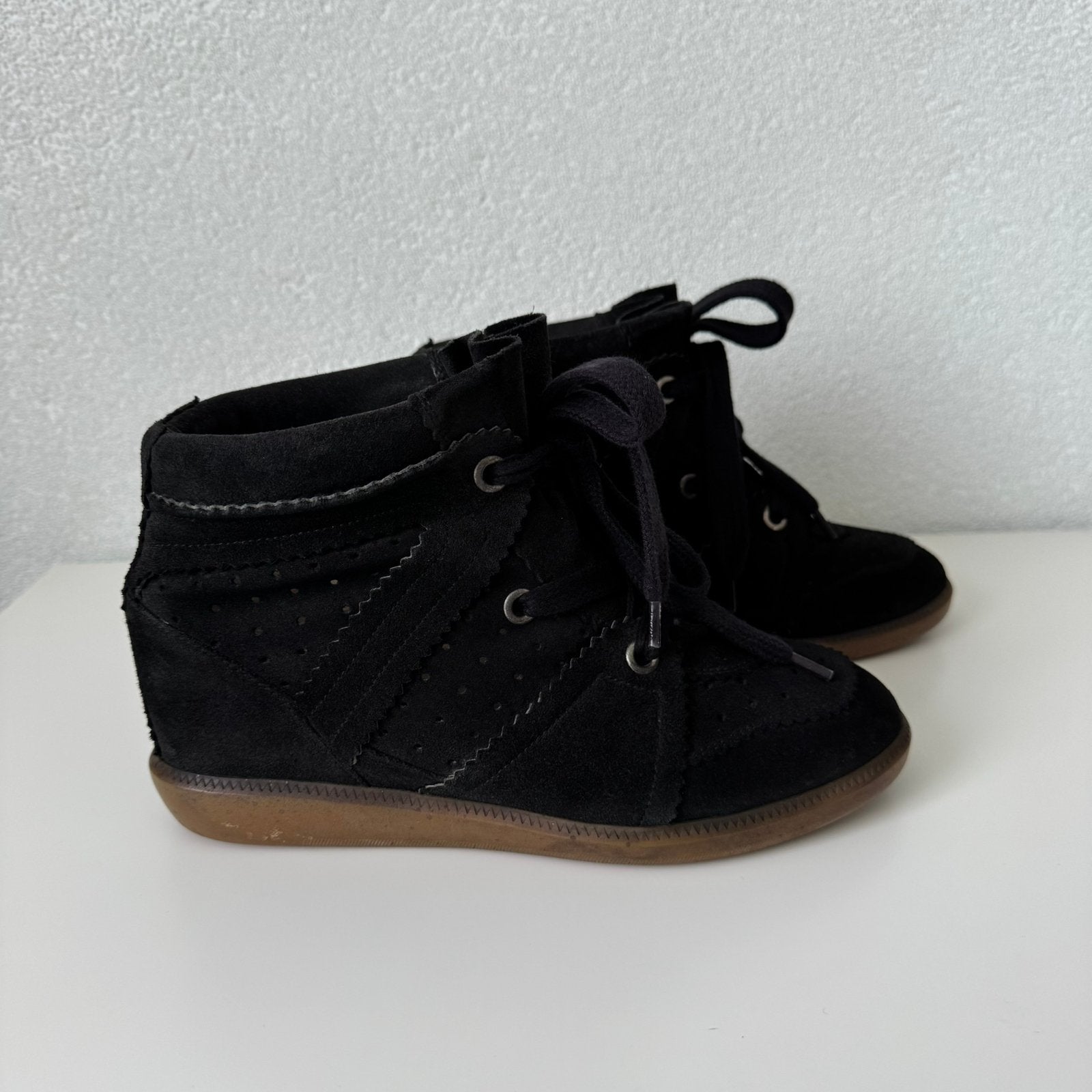 Isabel Marant Bobby zwart maat 40 izgs, Verzenden, Zwart, Sneakers of Gympen, Zo goed als nieuw