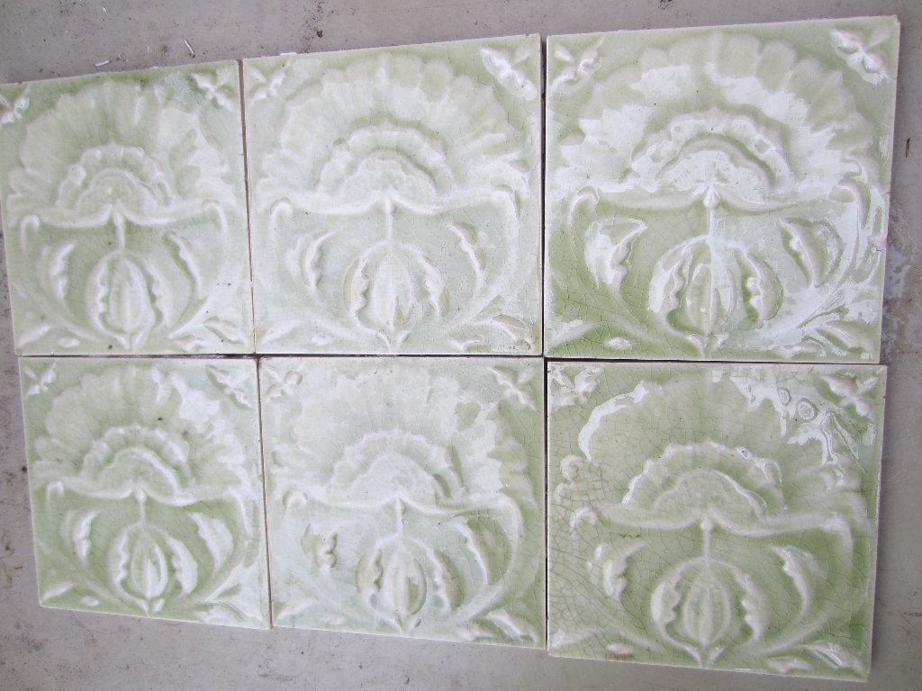 20 Unieke Engelse tegels art nouveau/arts and crafts, Antiek en Kunst, Antiek | Wandborden en Tegels, Ophalen