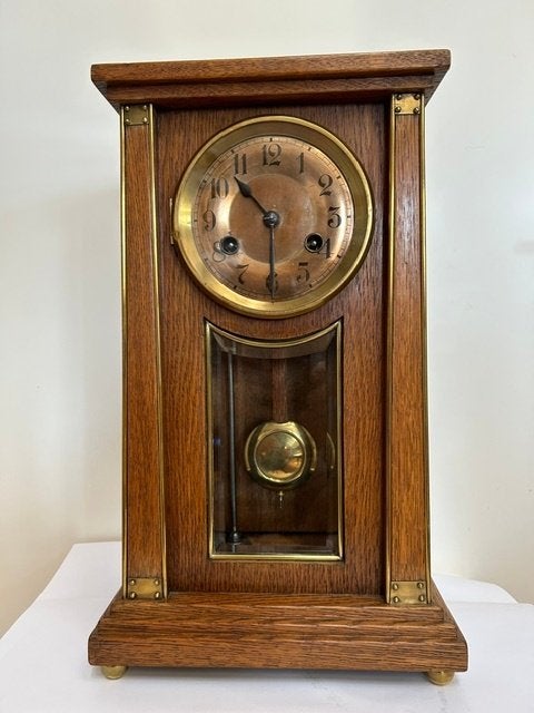 Art deco Tafelklok Junghans, Antiek en Kunst, Ophalen