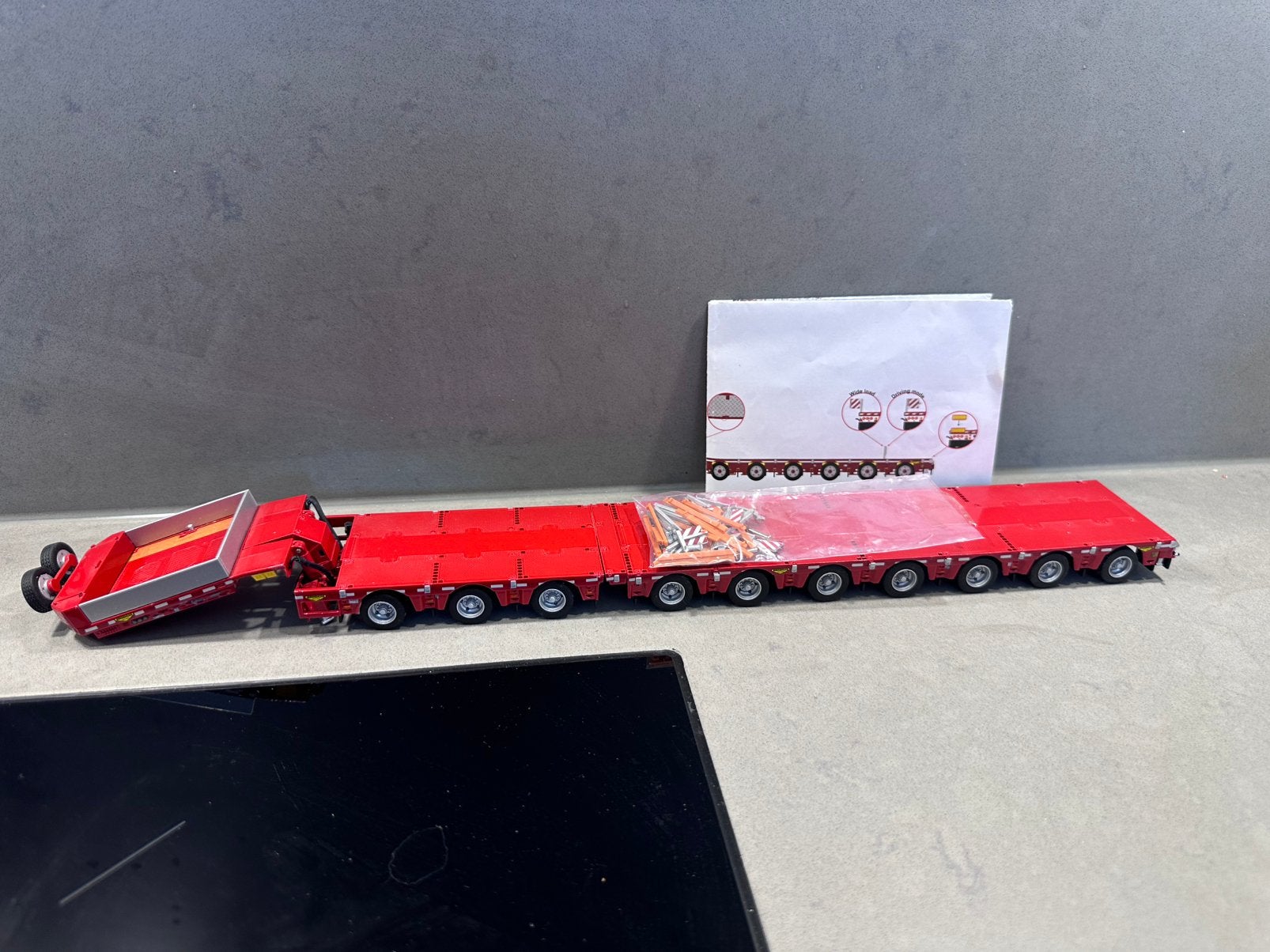 WSI mammoet dieplader broshuis, 10axle, Ophalen of Verzenden, Zo goed als nieuw, Bus of Vrachtwagen, Wsi