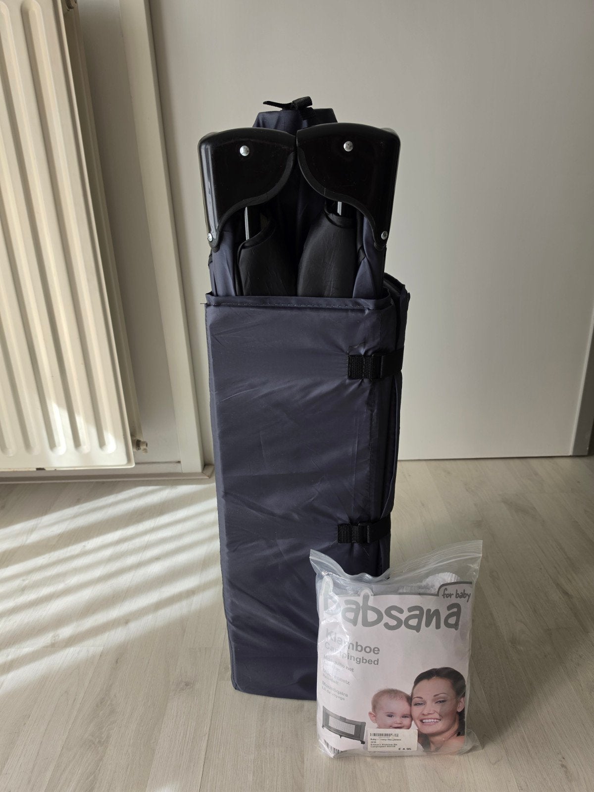 Camping bed incl. klamboe, Ophalen, 70 tot 85 cm, Zo goed als nieuw, Matras