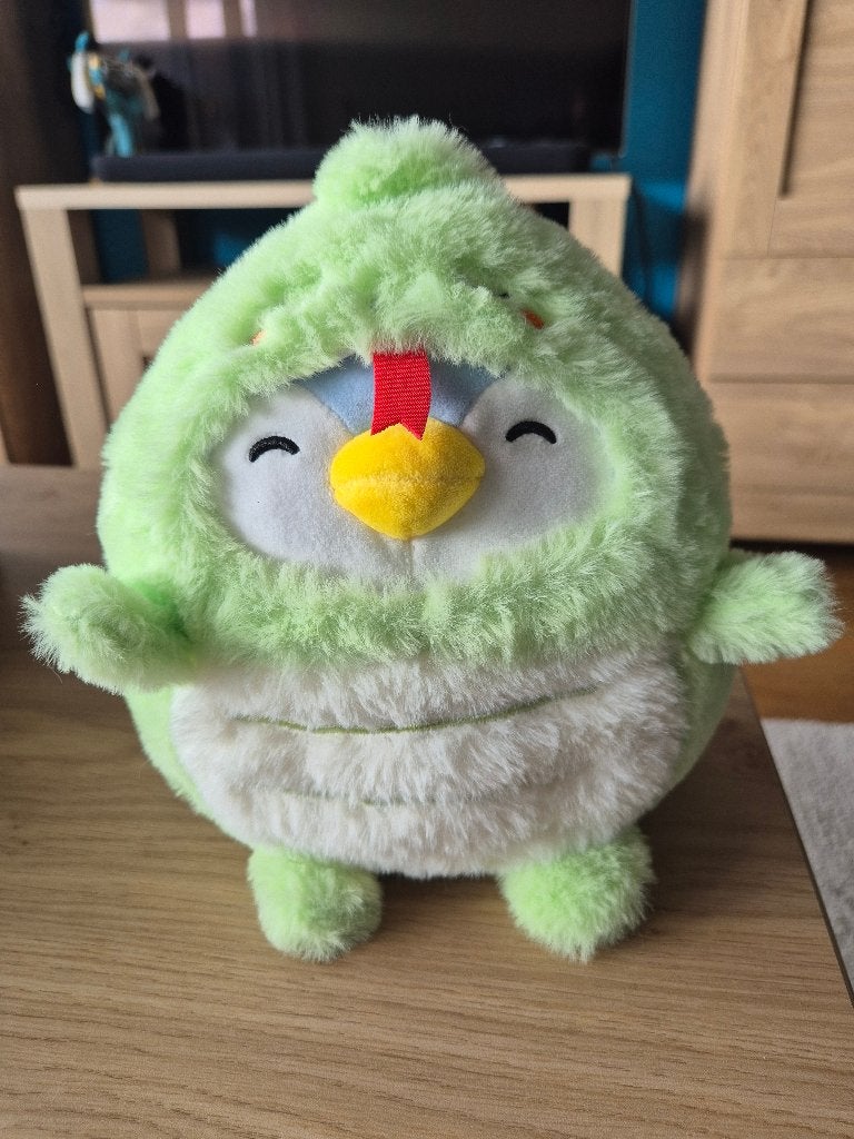 Miniso Penguin Knuffel vermomd als slang, Pinguïn, Groen, Overige merken, Overige karakters