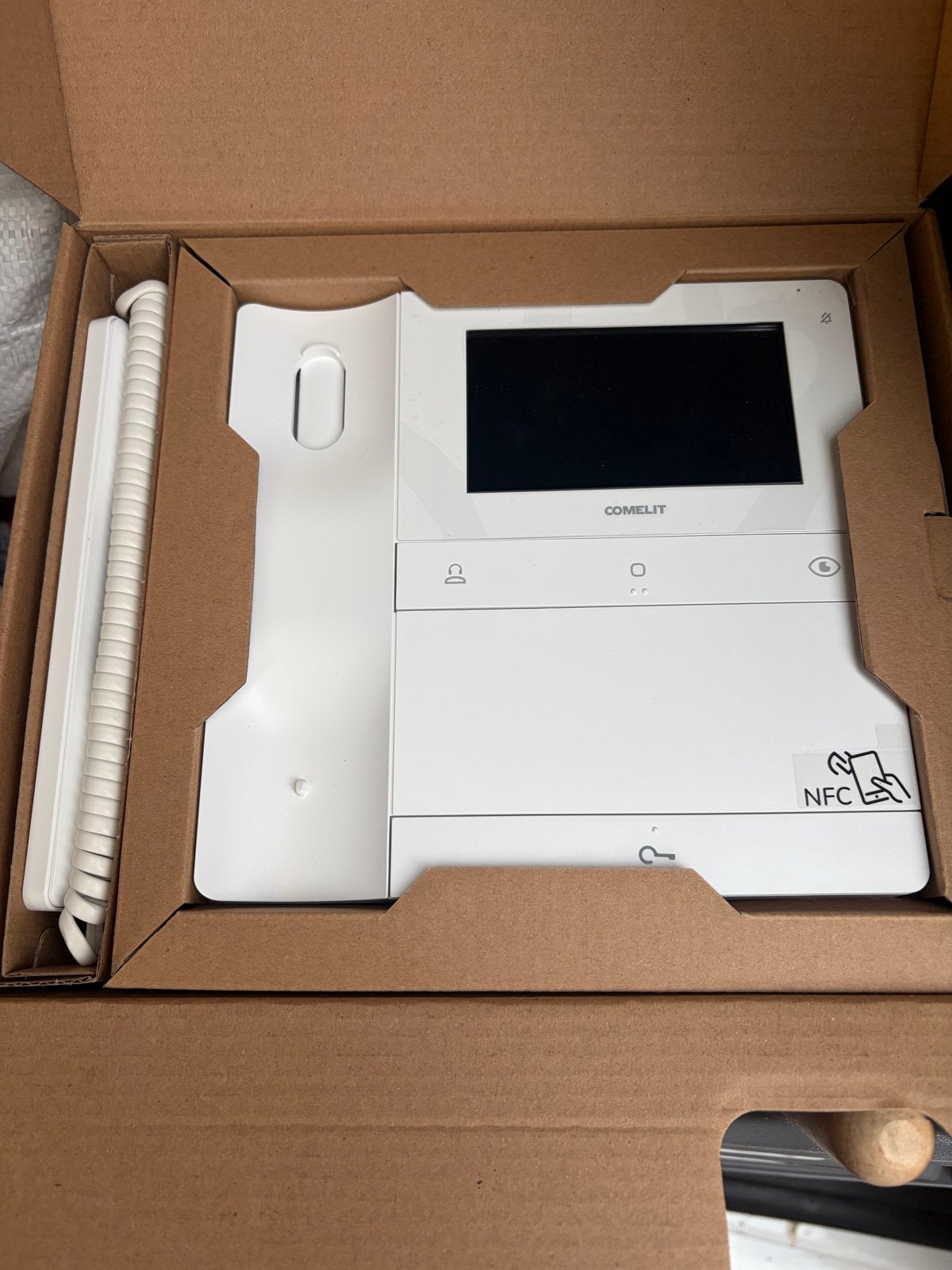 Comelit videofoon met hoorn en NFC-functionaliteit, Huis en Inrichting, Ophalen of Verzenden, Nieuw