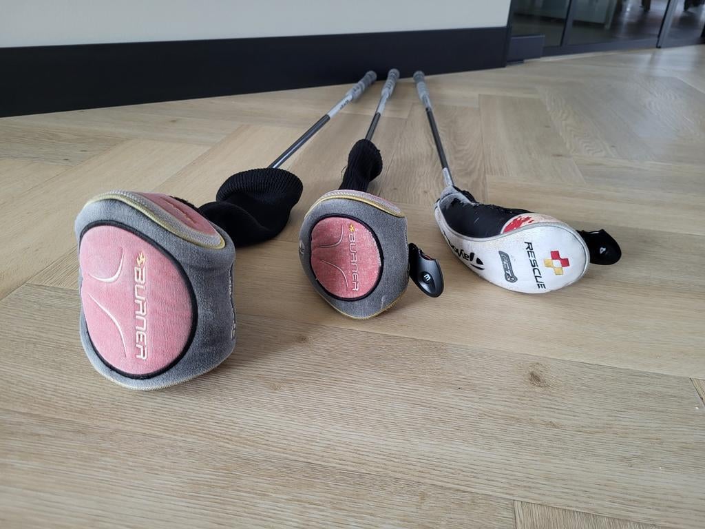 Taylormade set, driver, houten 3 en hybrid 4, Sport en Fitness, Golf, Ophalen of Verzenden, Overige merken