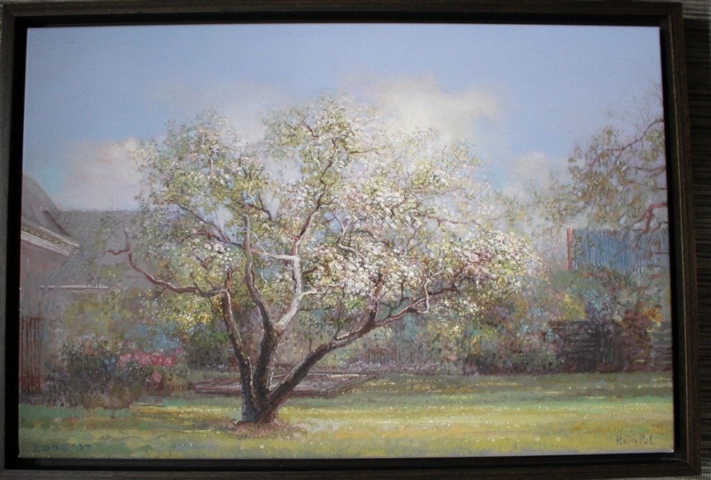 Rein Pol, tuin in Aduard. Giclee., Antiek en Kunst, Kunst | Schilderijen | Klassiek, Ophalen, Overige technieken, Landschap, Klassiek