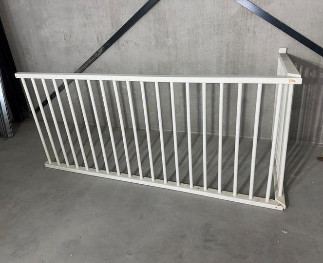 Trap balustrade hek / traphek, Ophalen, Zo goed als nieuw, Metaal of IJzer, 115 cm of meer