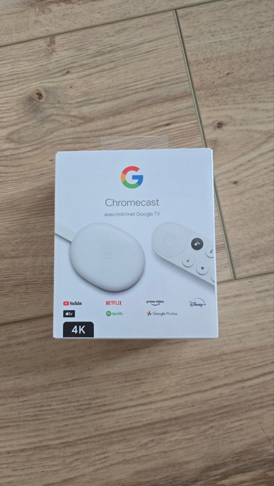 Google Chromecast met Google TV 4K - Nieuw in verpakking, Ophalen of Verzenden, Nieuw, HDMI