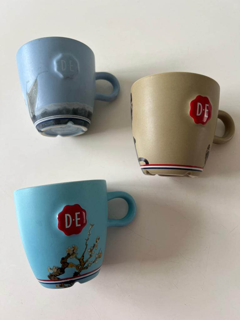 Douwe Egberts meesters mokken, Huis en Inrichting, Keuken | Servies, Ophalen of Verzenden, Zo goed als nieuw, Overige stijlen