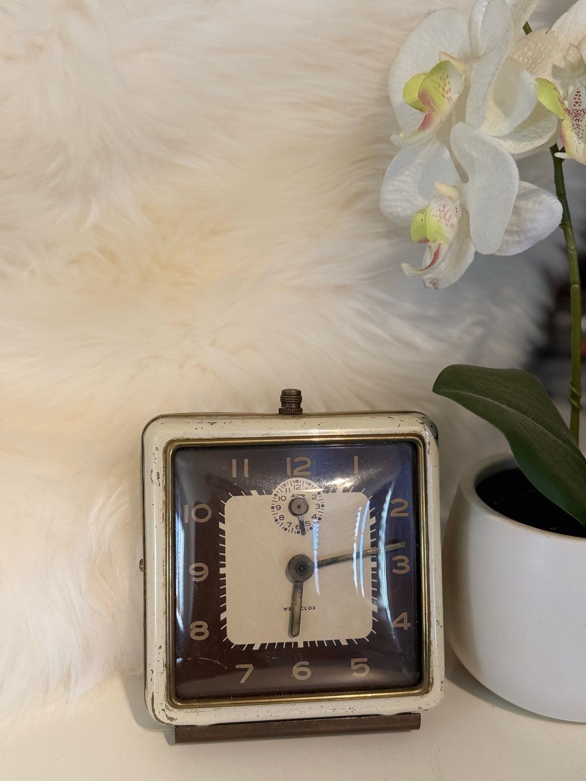 Vintage We Clock Wekker - Jaren '50 Retro Design, Ophalen of Verzenden