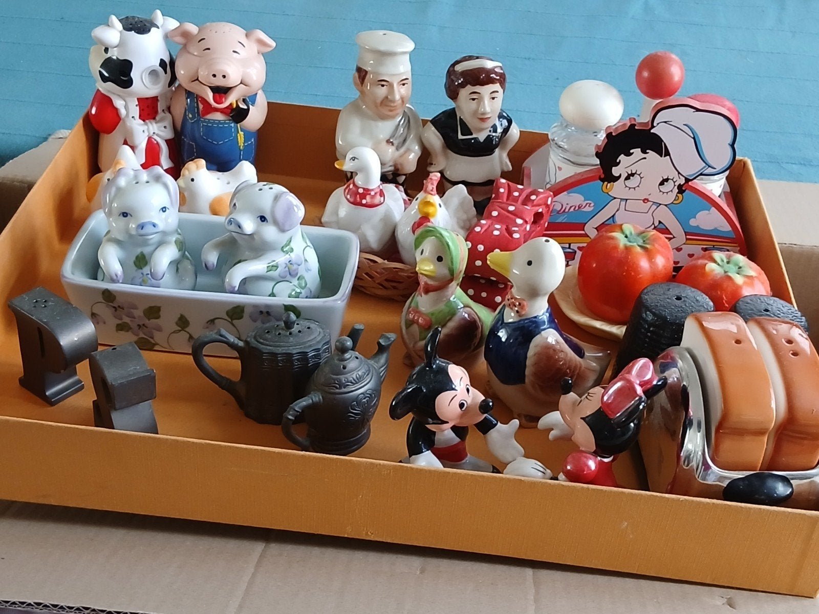 13  Peper en zoutvaatjes Collectie, Ophalen, Gebruikt